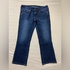 American Eagle Super Stretch Artist Crop Jeans Size 10